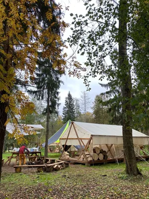 Фотография палатки в природе: гармония с окружающим