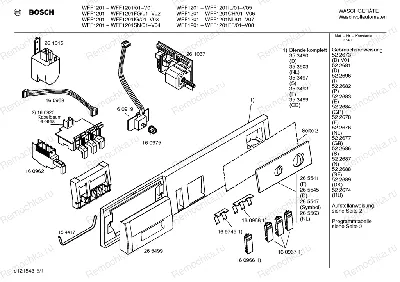 Панель управления стиральной машины Bosch WFF 1200 в формате JPG: выбор формата