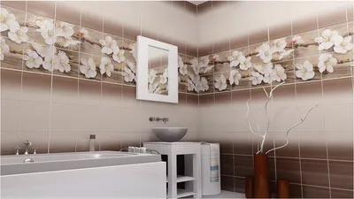 Панели для ванной комнаты с рисунком: фото в HD, Full HD, 4K