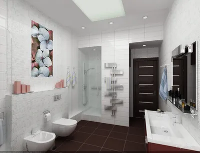 Панели для ванной комнаты с рисунком: привнесите искусство в свою ванную