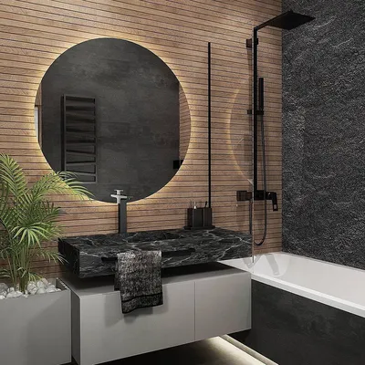 Фотография панелей для ванной комнаты с рисунком в формате jpg