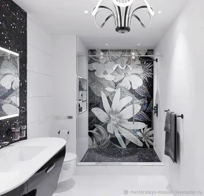Панно для ванной комнаты: фото и каталог с разными стилями декора