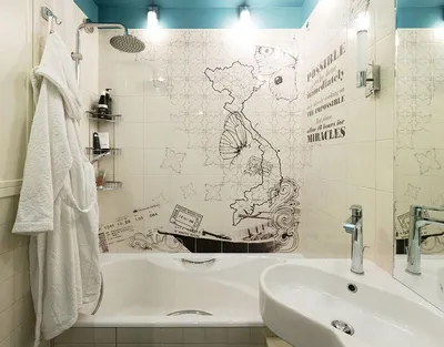 Ванная комната с панно: добавьте шарм и элегантность