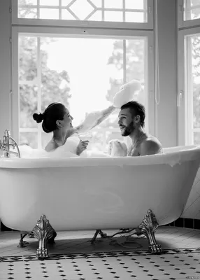 15) Пара в ванной: стильные изображения пары в ванной комнате