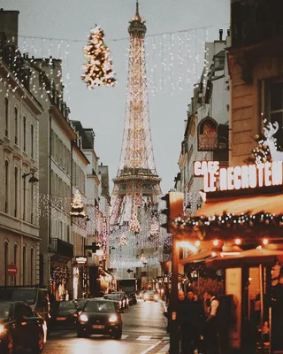 Париж новый год  фото
