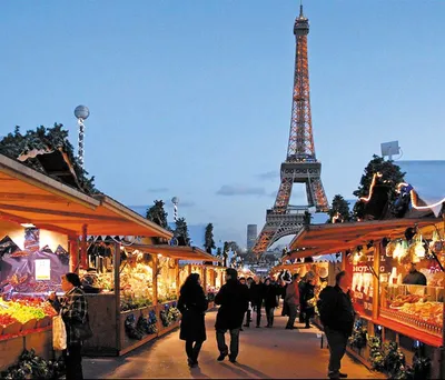Париж рождество  фото