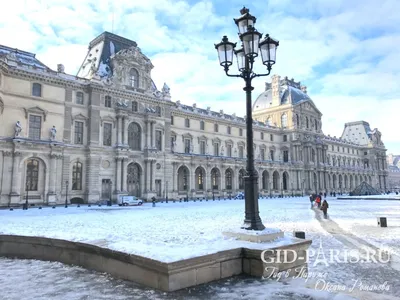 Удивительные виды Парижа в снегу: Скачать бесплатно