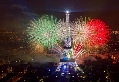Зимний парад Парижа: Фотографии праздничной атмосферы