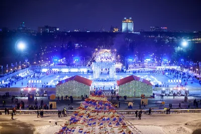 Парк Горького зимой: снимки с возможностью выбора формата