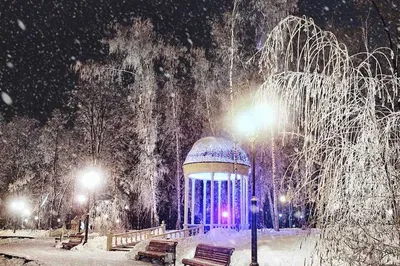 Парк Горького зимой: фотографии с выбором размера и формата
