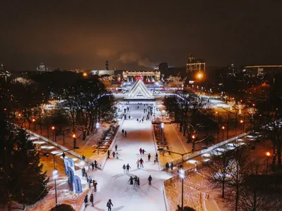 Парк Горького зимой: разнообразные фото для скачивания
