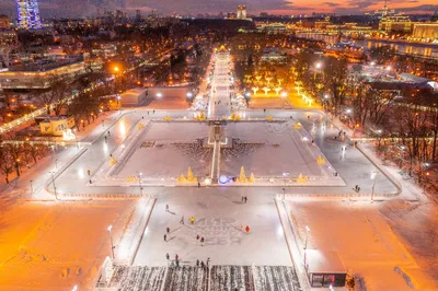Зимний Парк Горького: выбор формата и размера фотографии