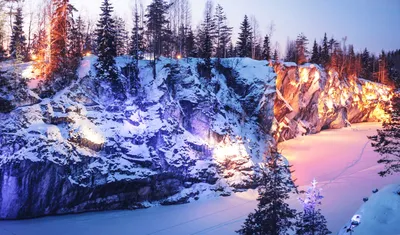 Фотографии Зима в Парке Рускеала: Выберите свой идеальный размер