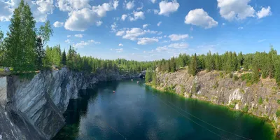 Парк Рускеала во льдах: Фотографии зимнего великолепия в разных размерах