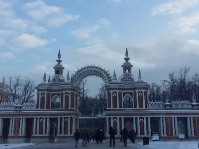 Фотографии сказочного зимнего Парка Царицыно