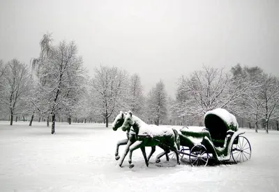 Зимние краски и оттенки: Парк Царицыно на фото