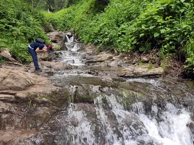 Арт-фото водопада Менделыха: воплощение природной красоты