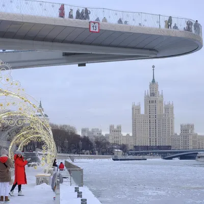Ваше видение зимнего Парка Зарядье: Коллекция фотографий