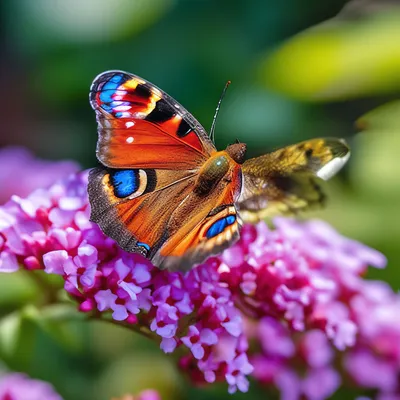 Изображение павлиний глаз бабочки скачать в формате JPG для скачивания