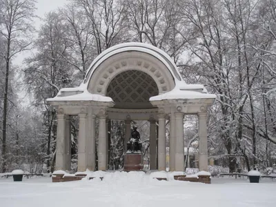 Павловск зимой: Фото природной гармонии