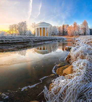 Фотография Павловска зимой: Волшебная атмосфера зимы