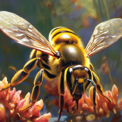 Пчела на фото: мастерство макрофотографии