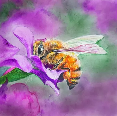 Фотографии пчел на цветах: природа во всей своей красе