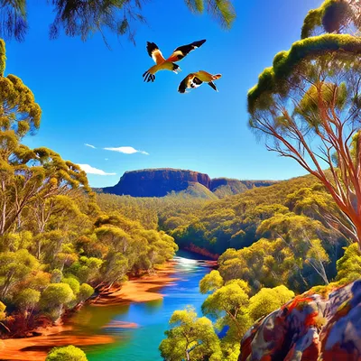 Фотообои с Пейзажами Австралии: Откройте новые горизонты.