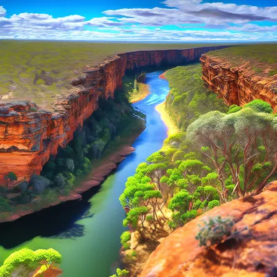 HD Фотографии Пейзажей Австралии: Разнообразие красок и форматов.