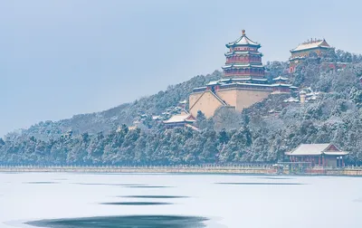 Волшебная зима в Пекине: Фотографии с возможностью выбора формата и размера.