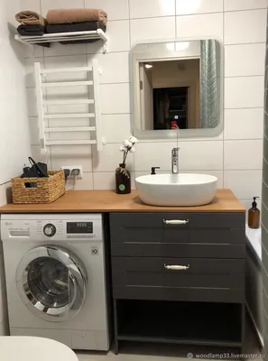 Функциональный пенал для ванной комнаты
