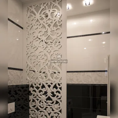 Фото перегородок в ванной комнате: современные и классические варианты