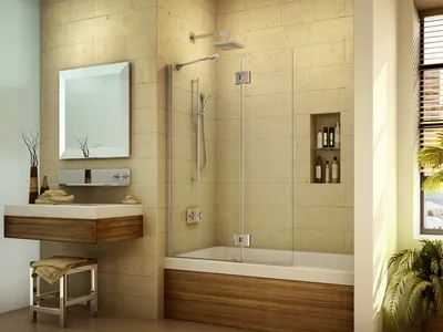 Фото перегородок в ванной комнате: варианты с разными текстурами и узорами