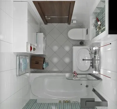 Ванная комната в хрущевке: фото и тенденции дизайна