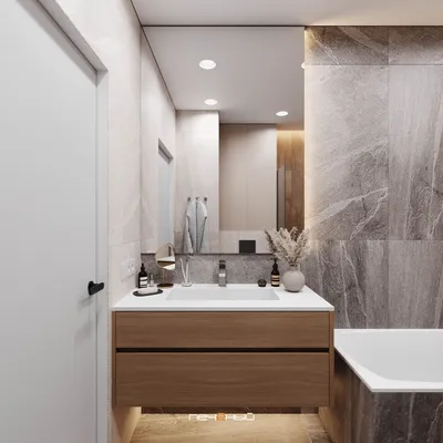 Картинка с перепланировкой ванной комнаты в панельном доме