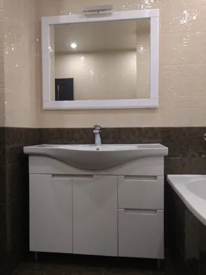 Фотография ванной комнаты с перепланировкой в HD качестве
