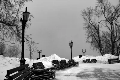 Фотографии зимнего Перми: Заснеженные уголки города