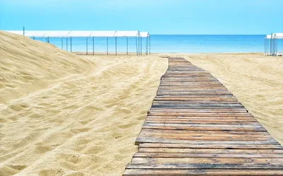 Фотографии прекрасных песчаных пляжей Адлера