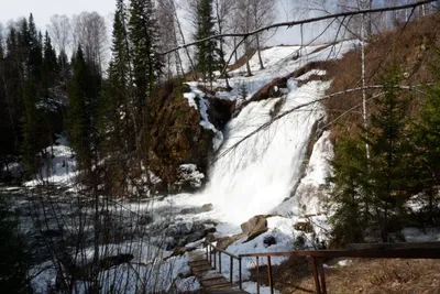 Фотографии Пещерского водопада алтайского края: искусство природы