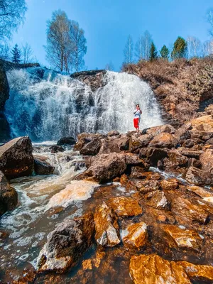 Фон: Привлекательные фотографии Пещерского водопада