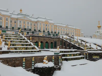 Зимний Петергоф: Великолепные картинки для любителей фото