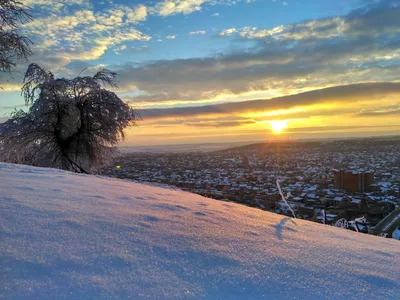 Зимний великолепие: Пятигорск в фотографиях