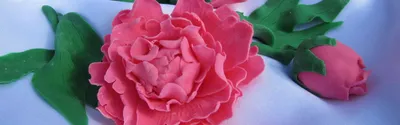 Великолепие цветов: фотография пиона из мастики
