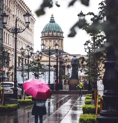 Дождливый день в Санкт-Петербурге: фотографии