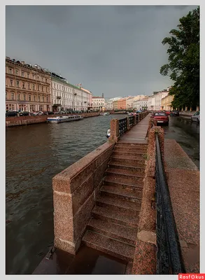 Арт-фотография дождя в Петербурге