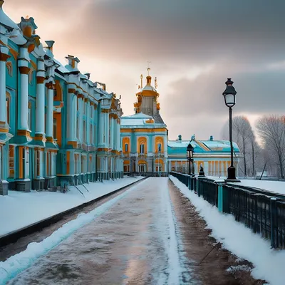 Фотка с зимним Петербургом