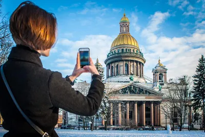 Волшебство зимнего дня в Петербурге: JPG, PNG форматы