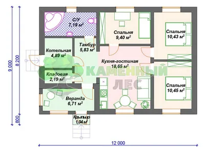 Отдых и уединение: фото уютной спальни в доме 12x12