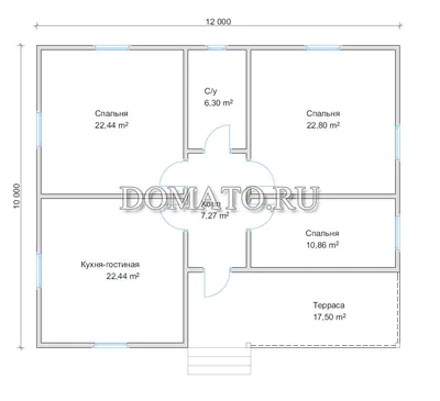 Обои на телефон: удобство спален в 12x12 доме