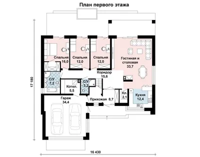 2024 фон на рабочий стол: Современная трехспальная комната в вашем распоряжении